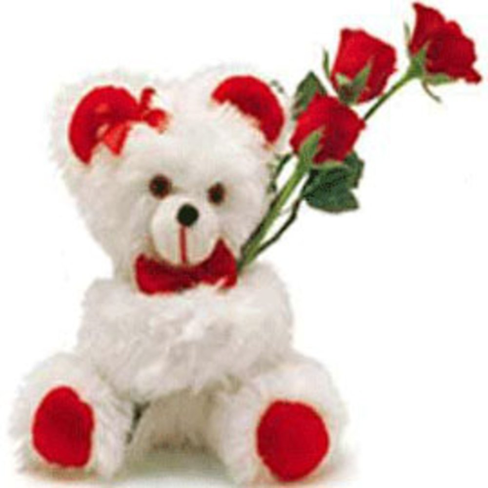 Teddy With Roses