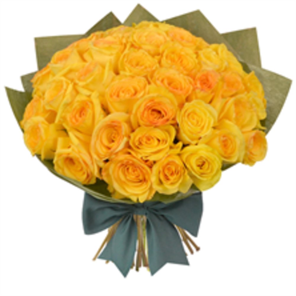 36 Long Stem Yellow Roses Bouquet