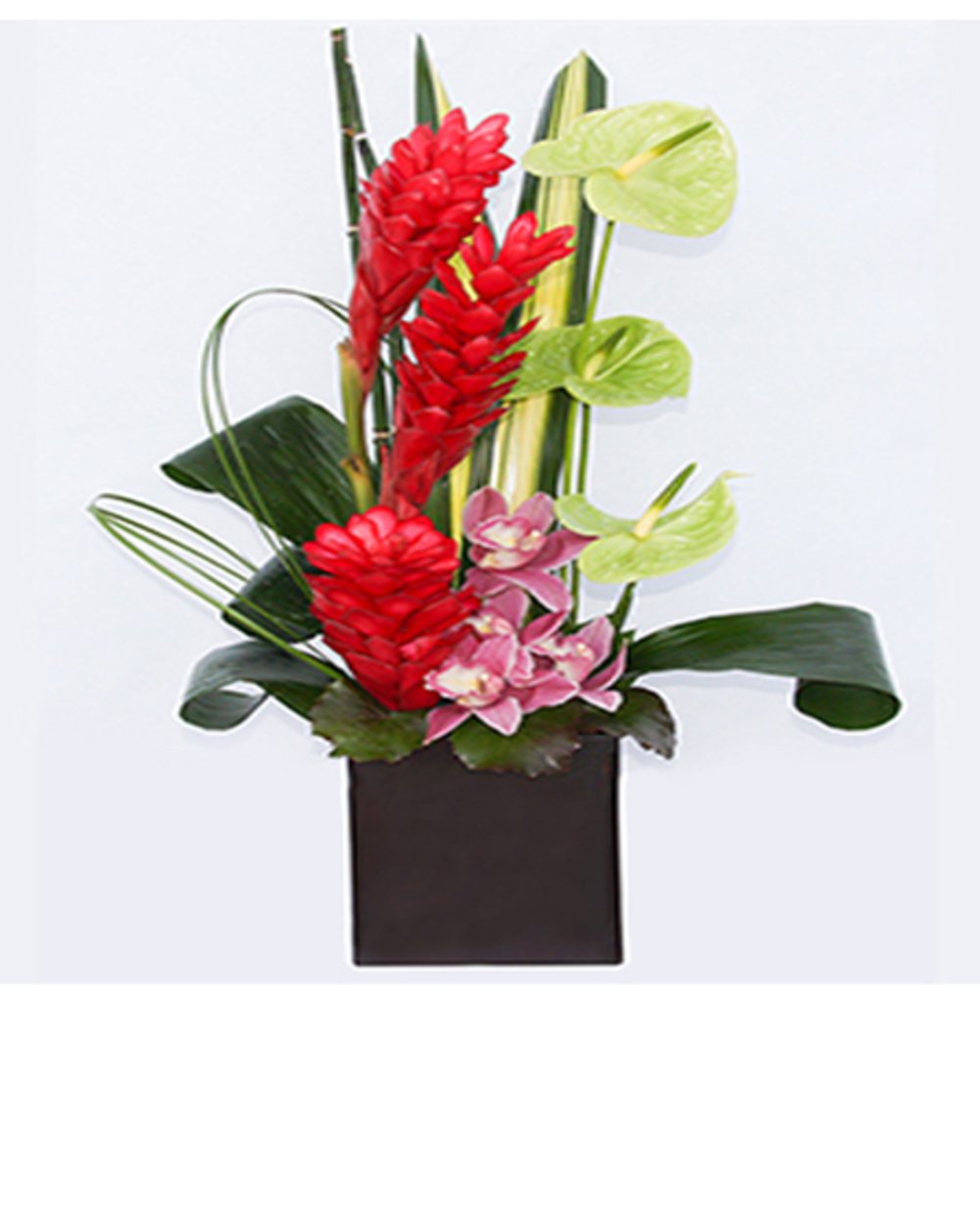 Birds of Paradise Vase Arrangement