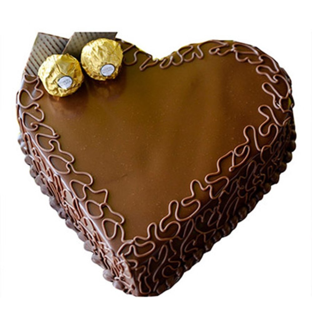 1kg Heart Choco Cake